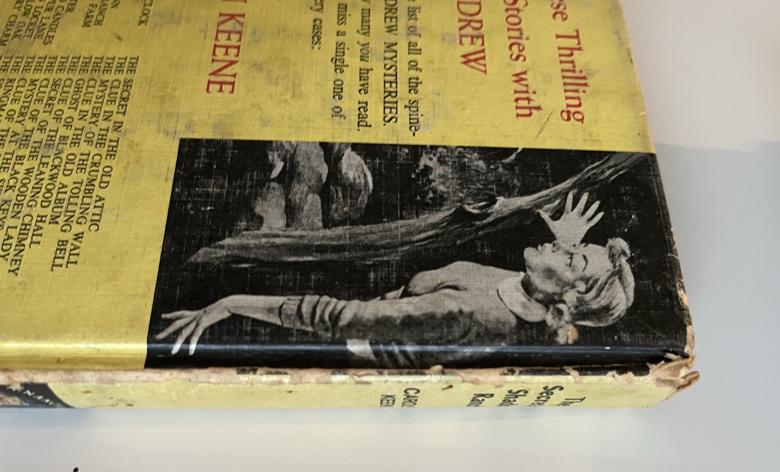 Nancy Drew hardback Lot Of 4 Vintage Books (#’s 1,4,5,36) Hardback Carolyn Keene