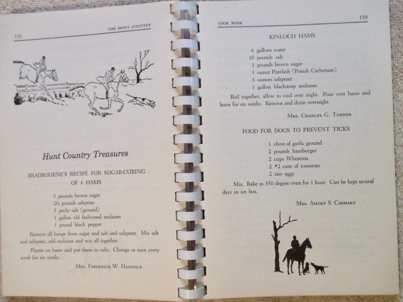 1967 Warrenton, VA Virginia horse fox HUNT COUNTRY vintage equestrian Cookbook