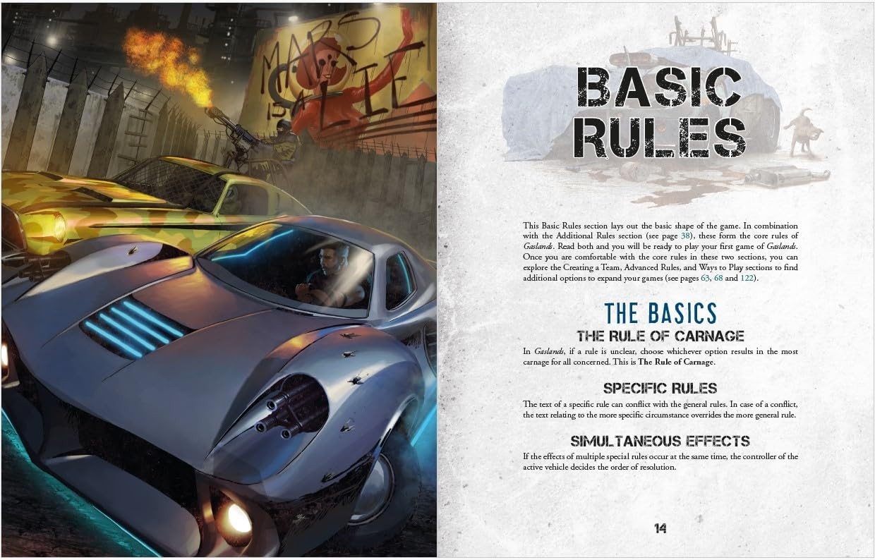 Gaslands: Refuelled: Post-Apocalyptic Vehicular Mayhem multicolor