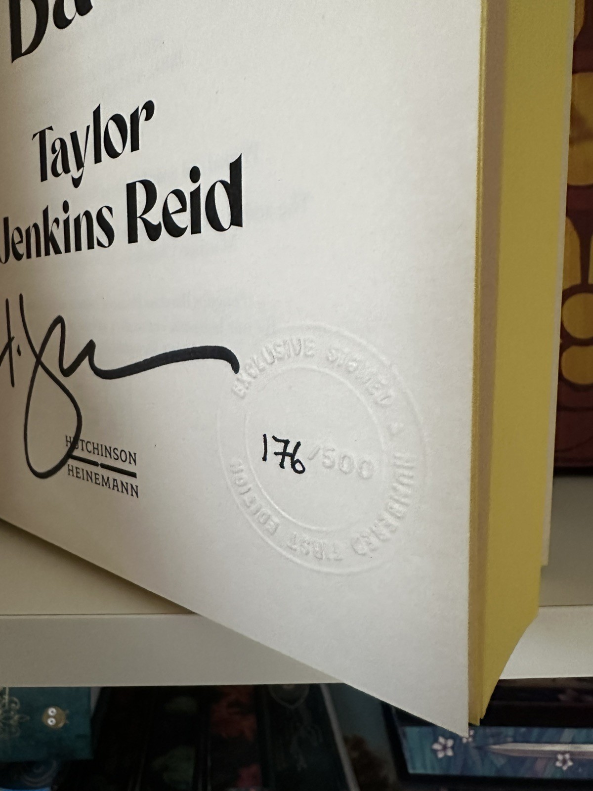 SIGNED Carrie Soto Is Back, Taylor Jenkins Reid Waterstones 1st Edition #176/500