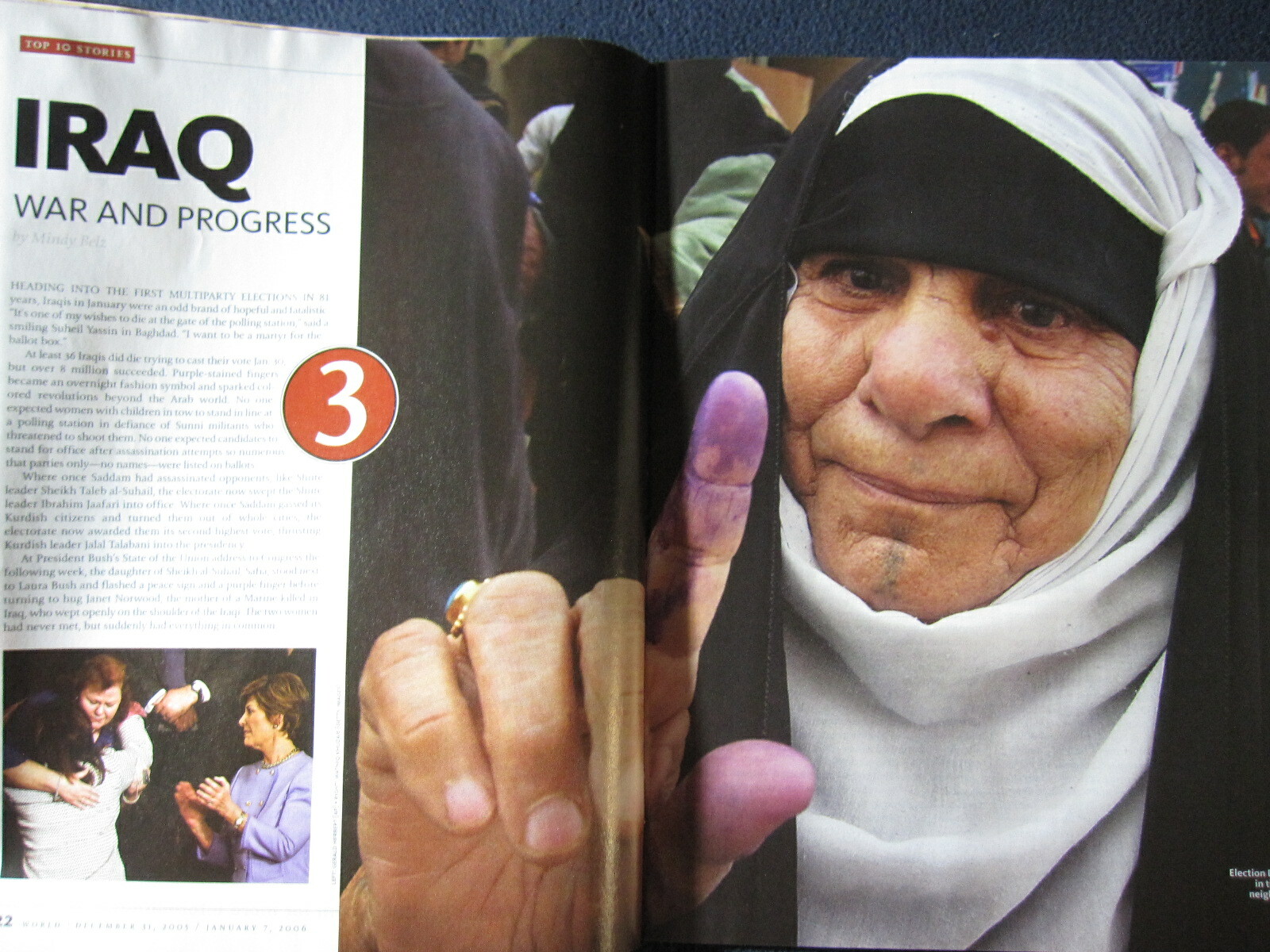 WORLD Magazine December 31 2005/January 7 2006 Top 10 Stories of 2005 [Single ..