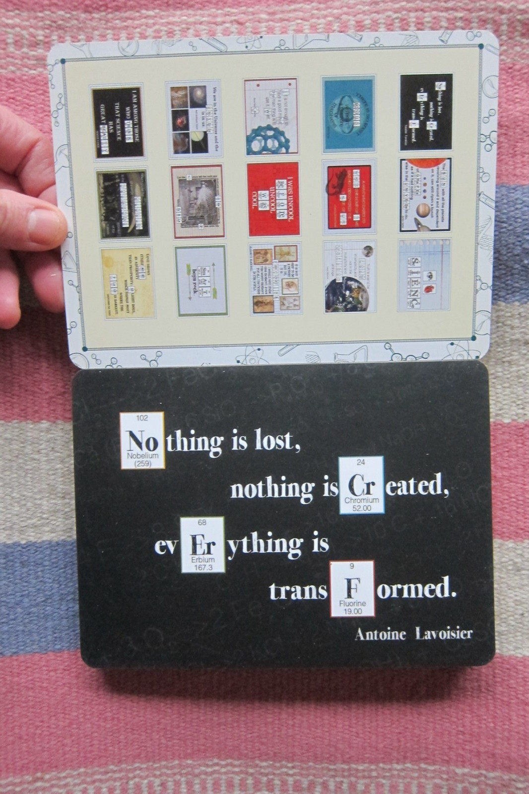 Periodic Thoughts: 30 Postcards for Your Inner Science Nerd~ by Julie Huffman