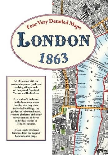 London Street Maps 1863 (Stanfords Libra… by Edward Stanford Sheet map, folded