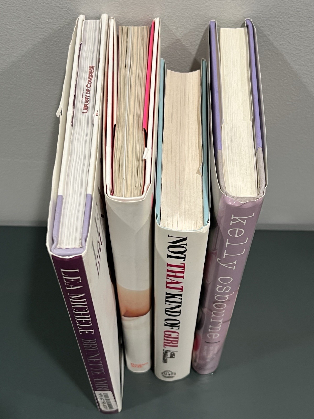 Lot Autobiography Books Khloe Kardashian Lea Michele Lena Dunham Kelly Osbourne