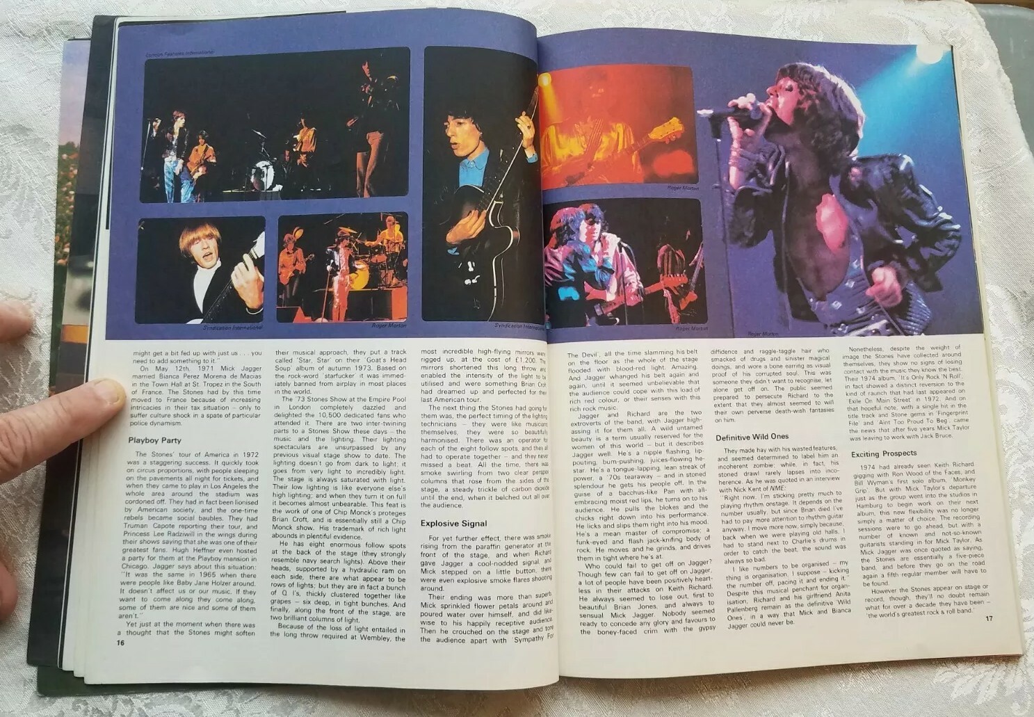 THE SUPERSTARS Rock Music Stars Book 1972 Vintage No. 1 First Issue