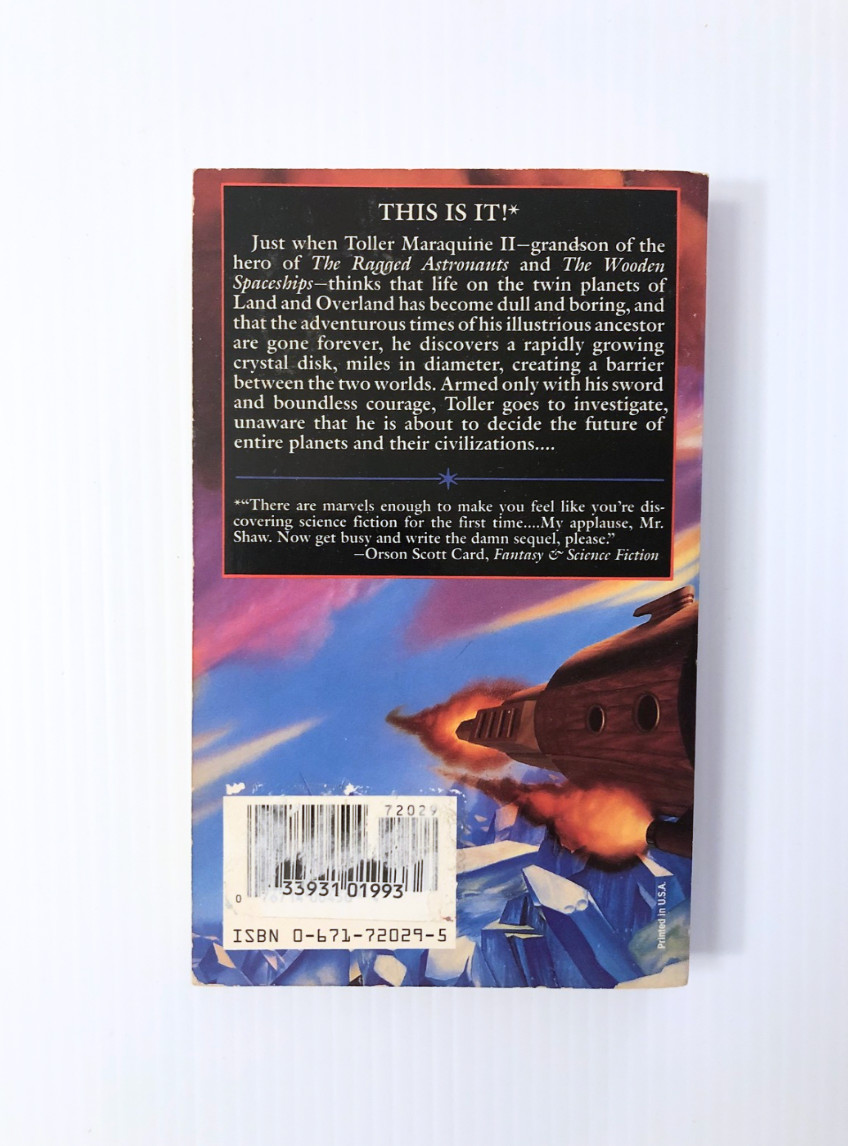 The Fugitive Worlds Bob Shaw Vintage Science Fiction Paperback Baen Books