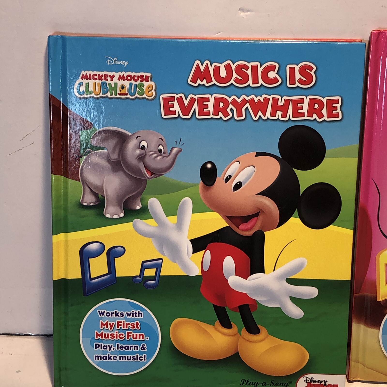 MICKEY MOUSE CLUB HOUSE „My First Music Fun“ Books Lot of 5 EUC
