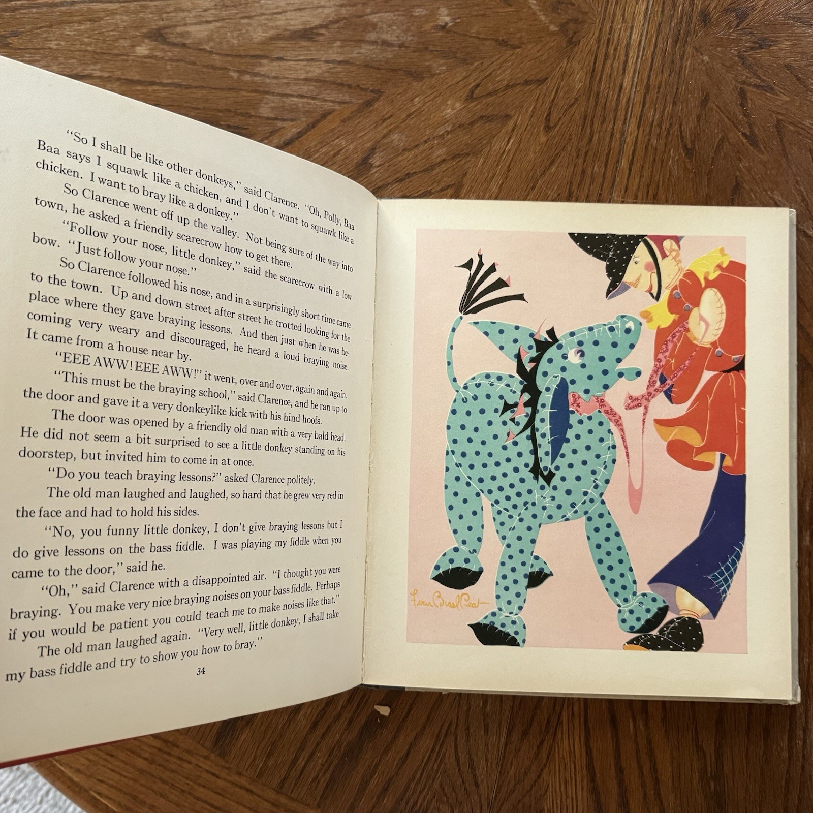 1930 The Animal Caravan Hardcover Children’s Reader Vintage Illustrated Book