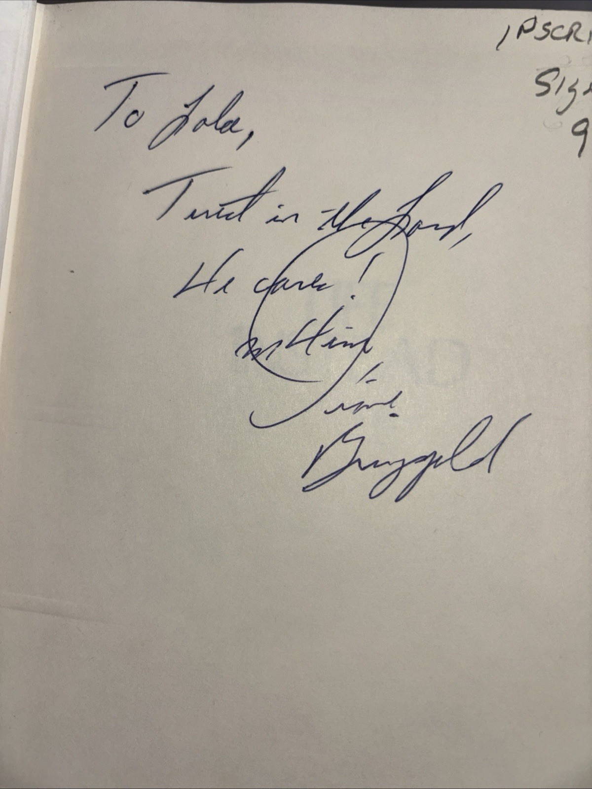 LIFE INSTEAD By Diane Bringgold 1979 Hardcover Dust Jacket Signed Autographed
