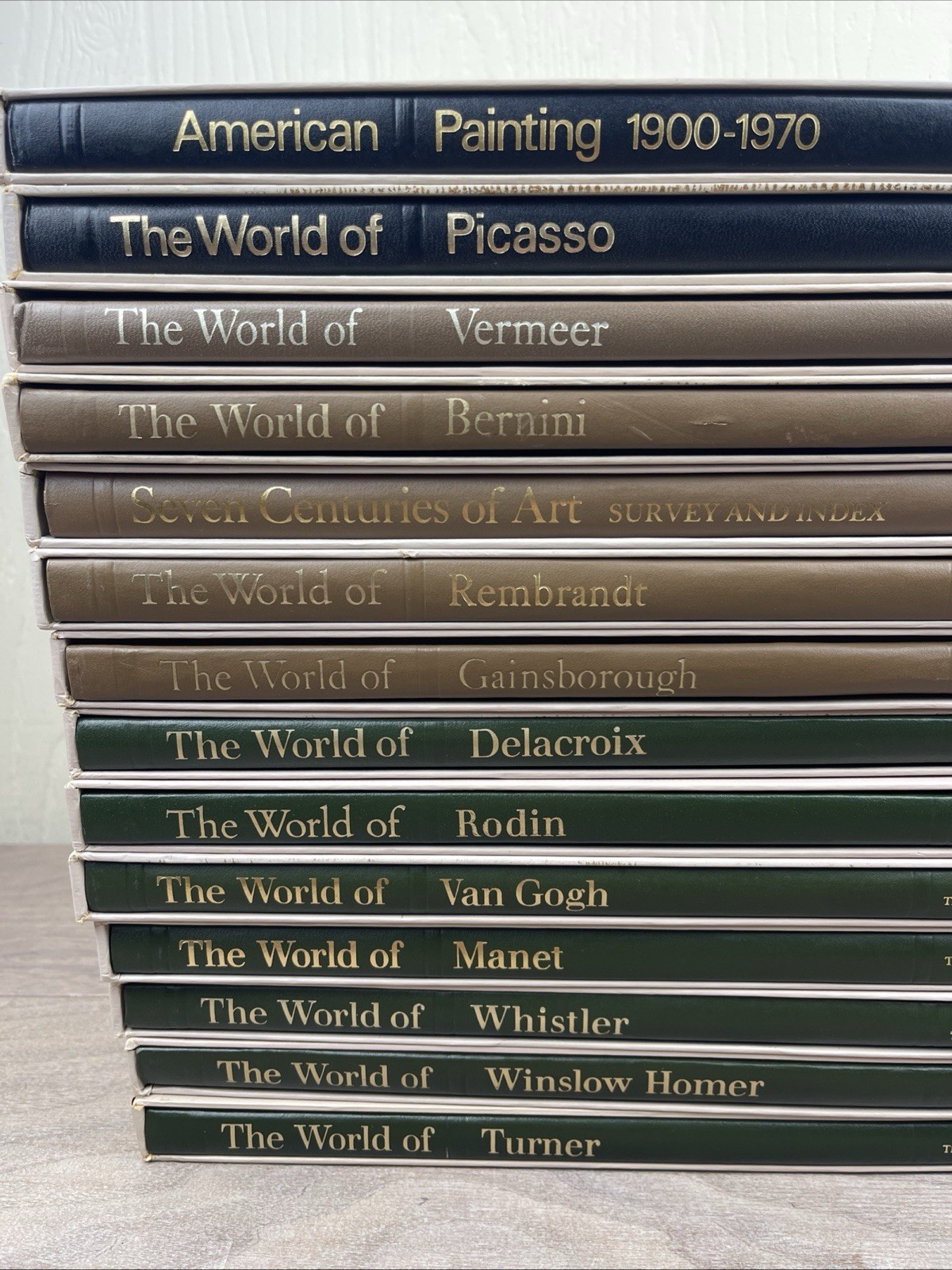 Time-Life Library of Art Lot Of 14 Volumes in Slipcases Picasso Rembrandt Manet