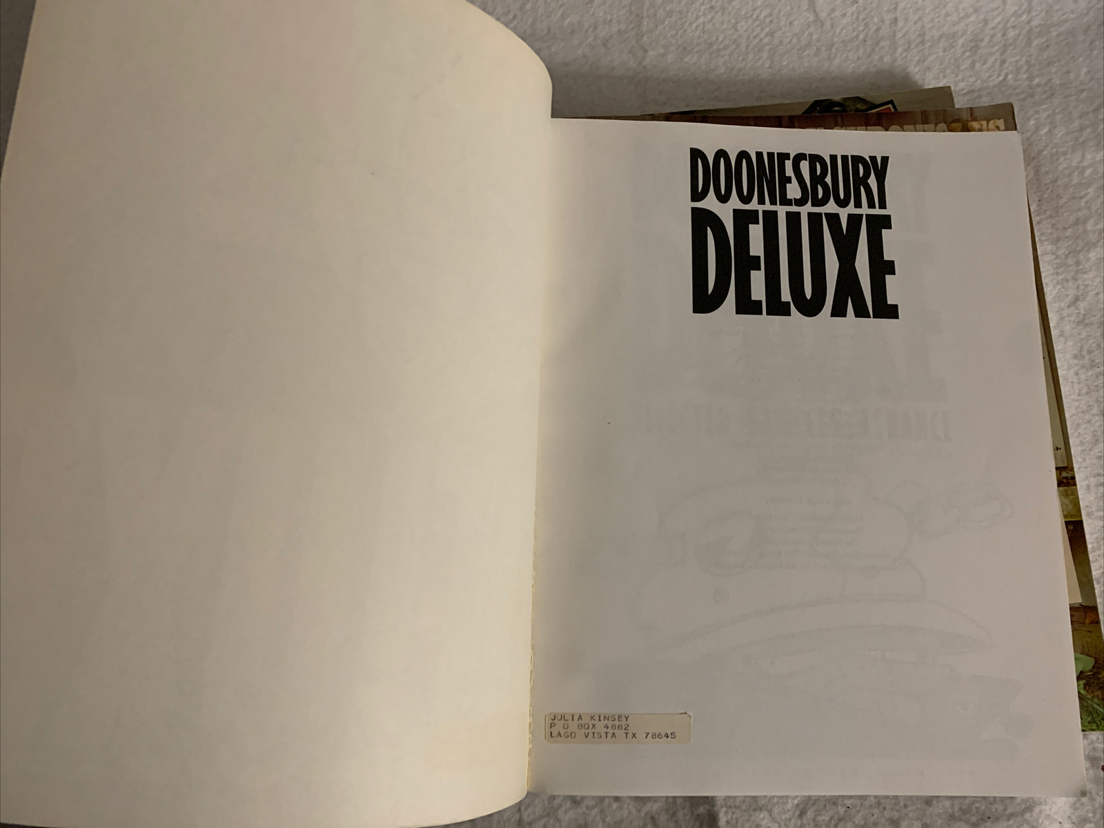 Doonesbury Comic Books LOT of 3 G. B. Trudeau Chronicles Notes Underfoot Deluxe