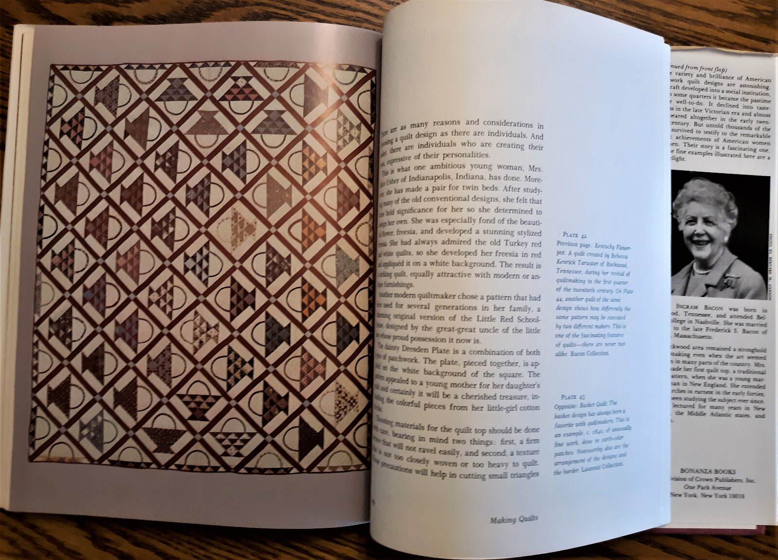 American Patchwork Quilts By Lenice Ingram Bacon Illustrated, 190 Pages BK1