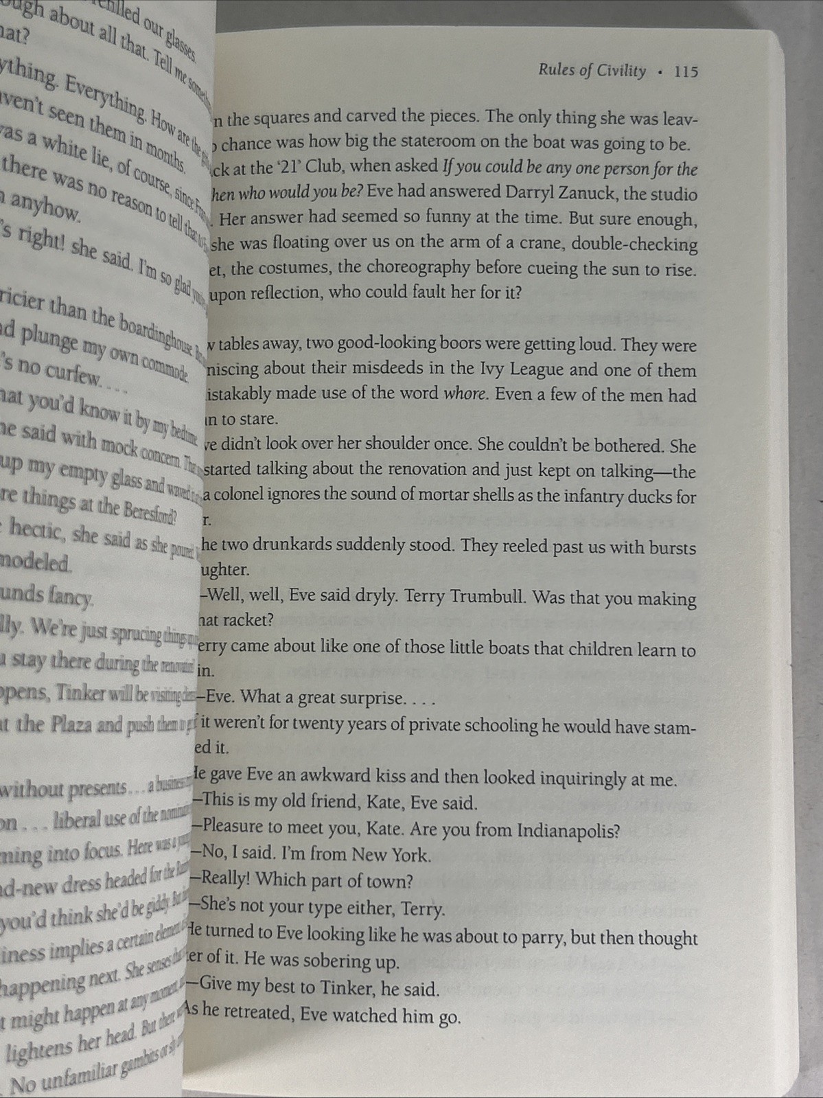 Rules Of Civility A Novel – Amor Towles
