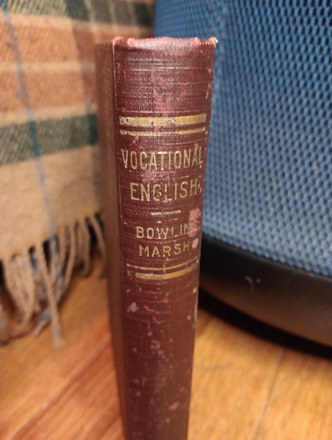 Antique 1918 Book – Vocational English for Commercial & Technical Schools antiq.