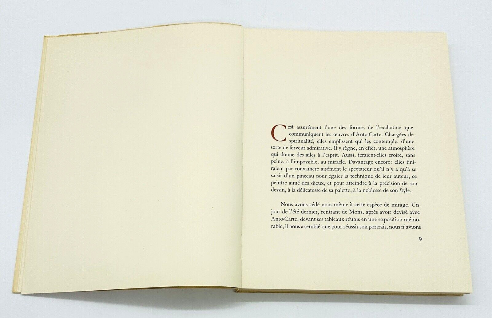 Anto-Carte Book By Albert Guislain 1949 Editions Leon Eeckman Bruxelles 72 pages