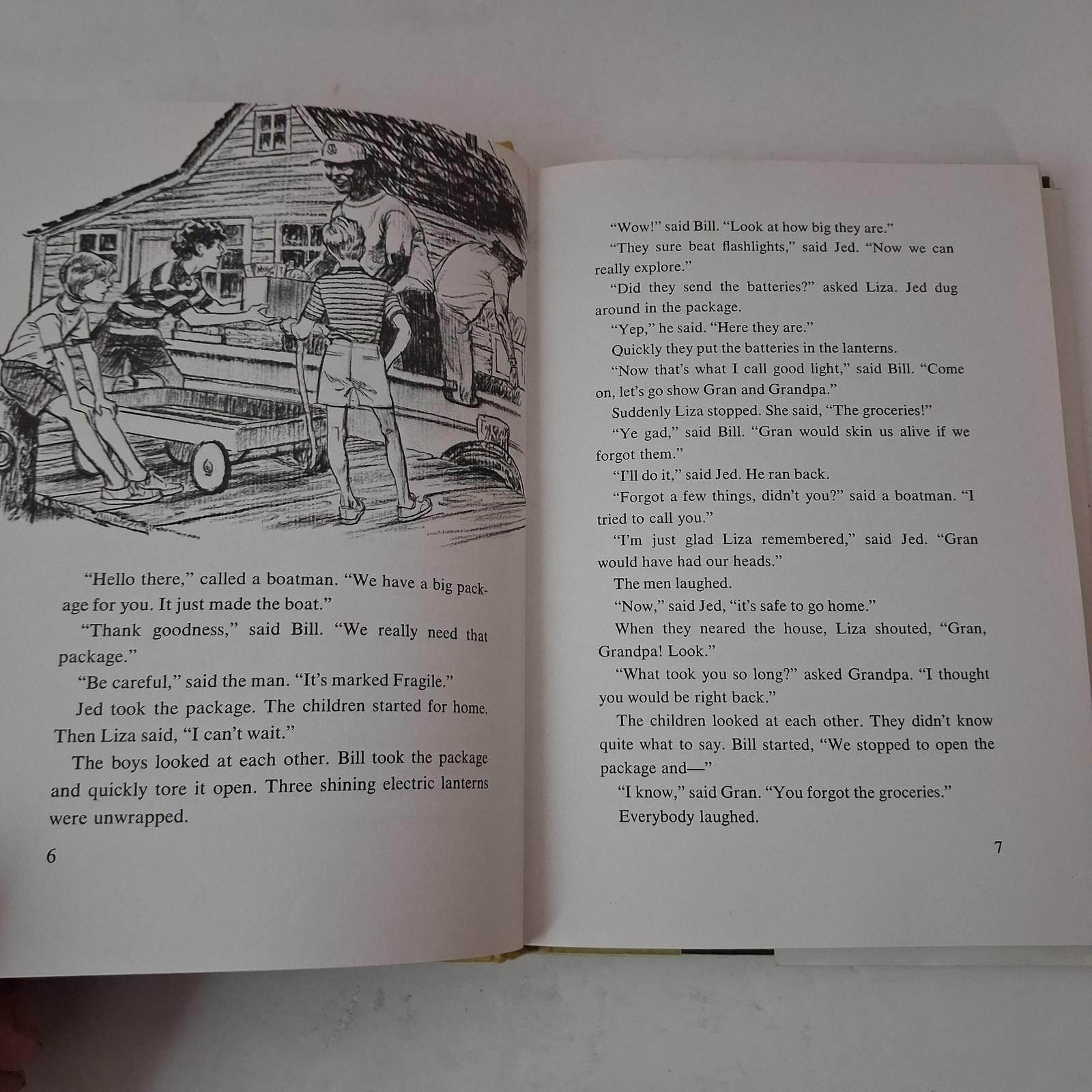Vintage Hermit Dan Peggy Parish Childrens Mystery Green HC DJ 1977 USA Macmillan