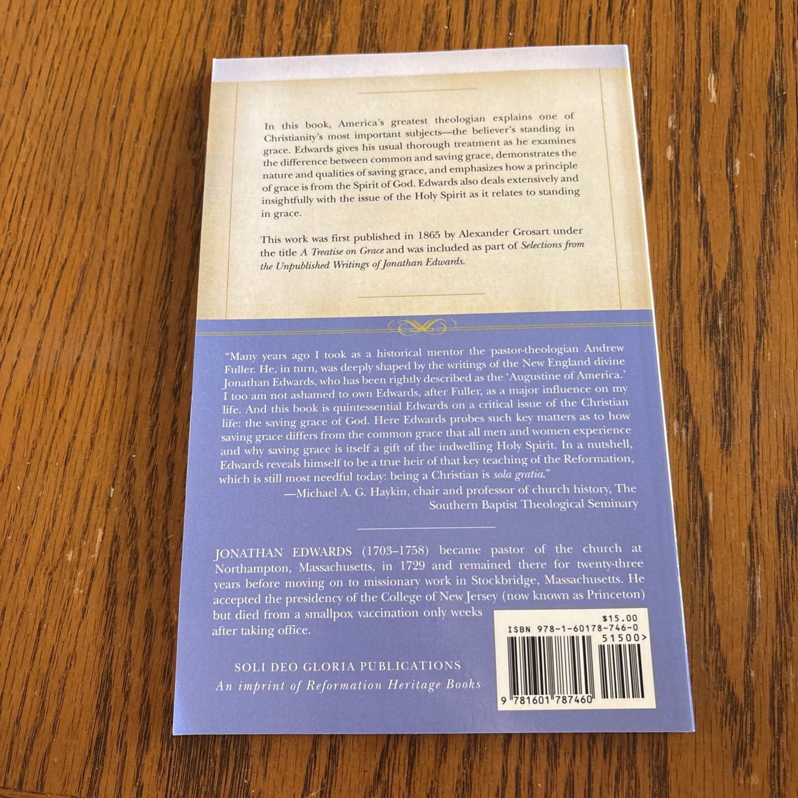 Standing In Grace By Jonathan Edwards PB