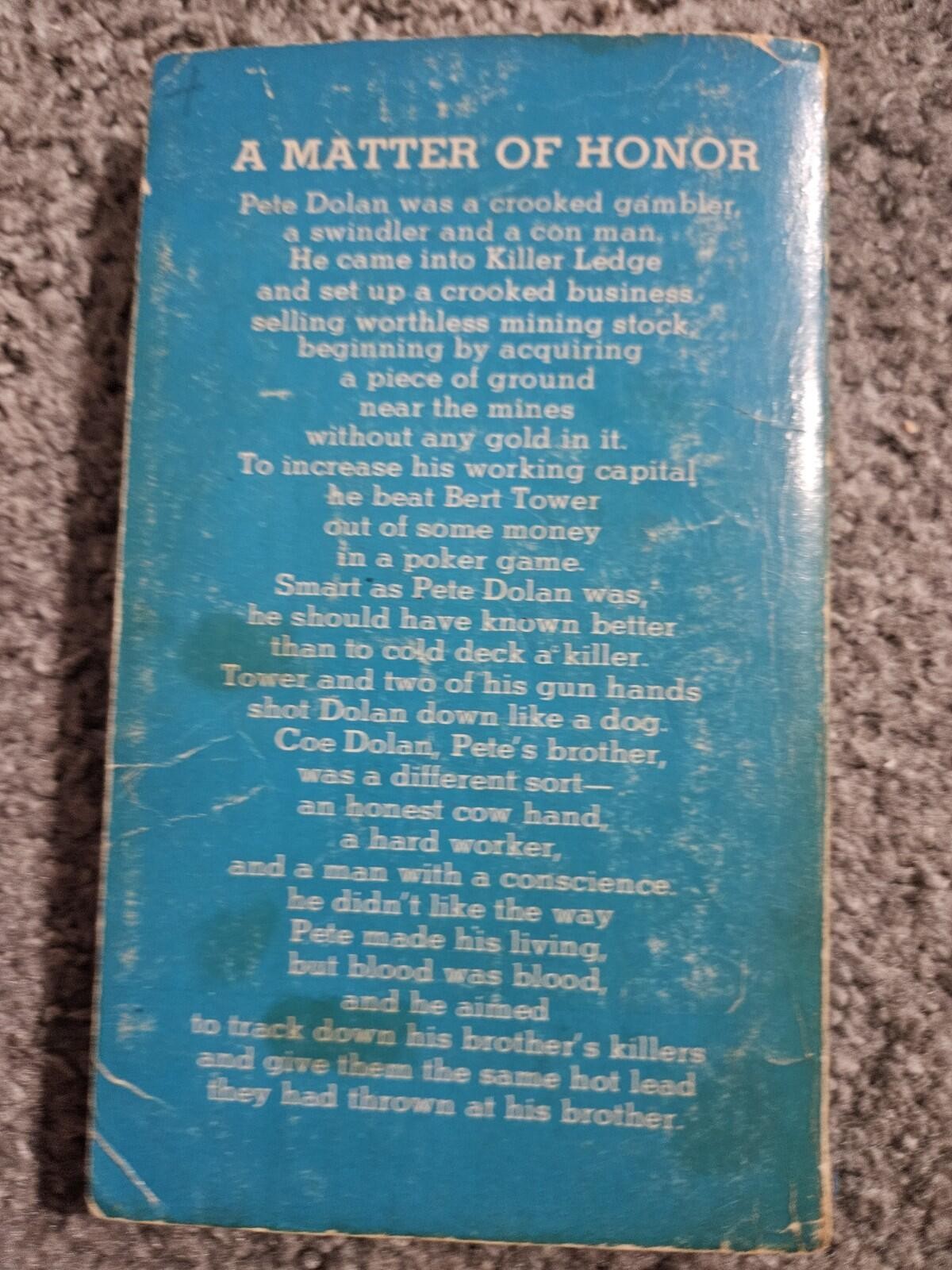 The Dolan Debt By E. R. Slade (1979, Trade Paperback) Manor Books – Very Good —