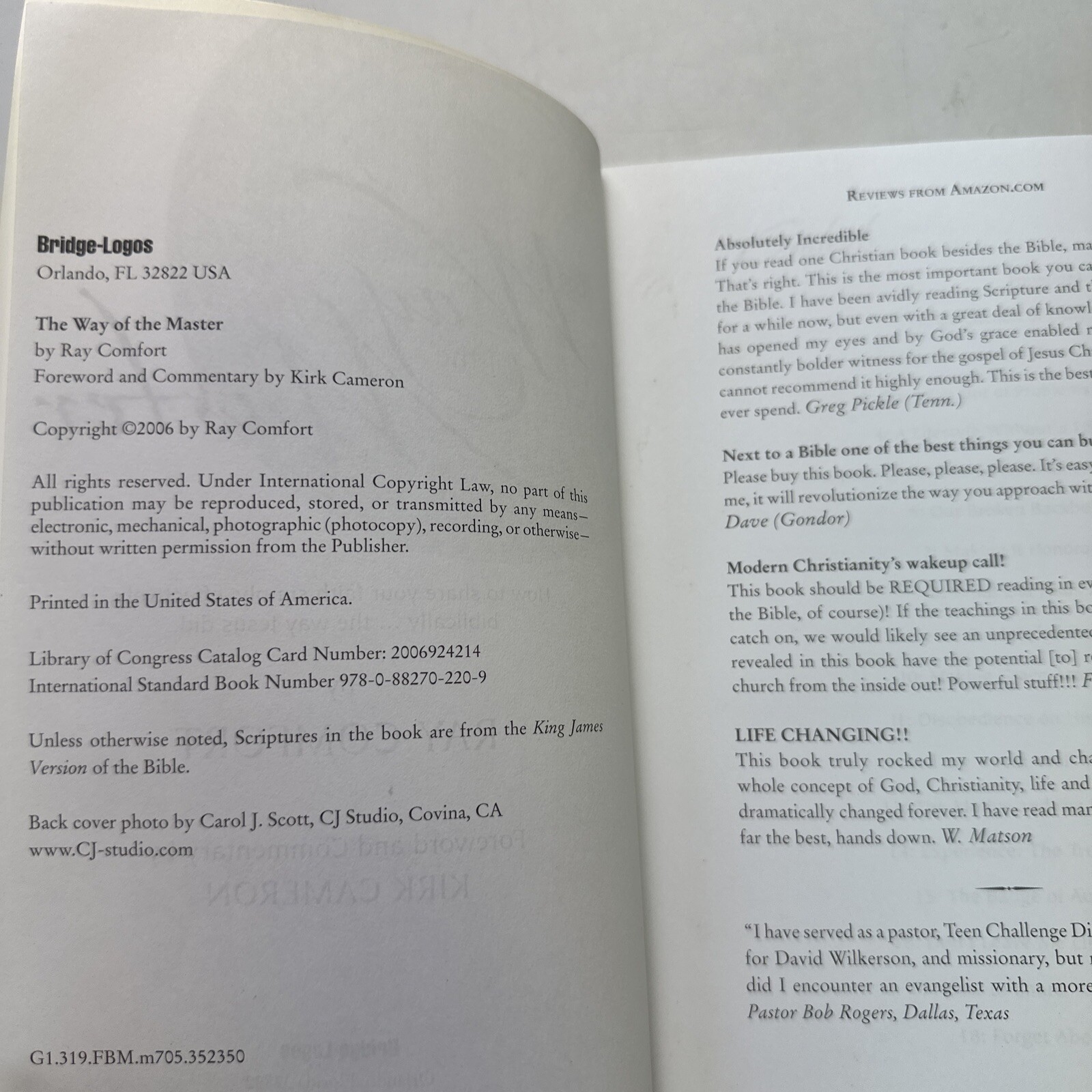 The Way of the Master by Ray Comfort and Kirk Cameron (2006, Trade Paperback)