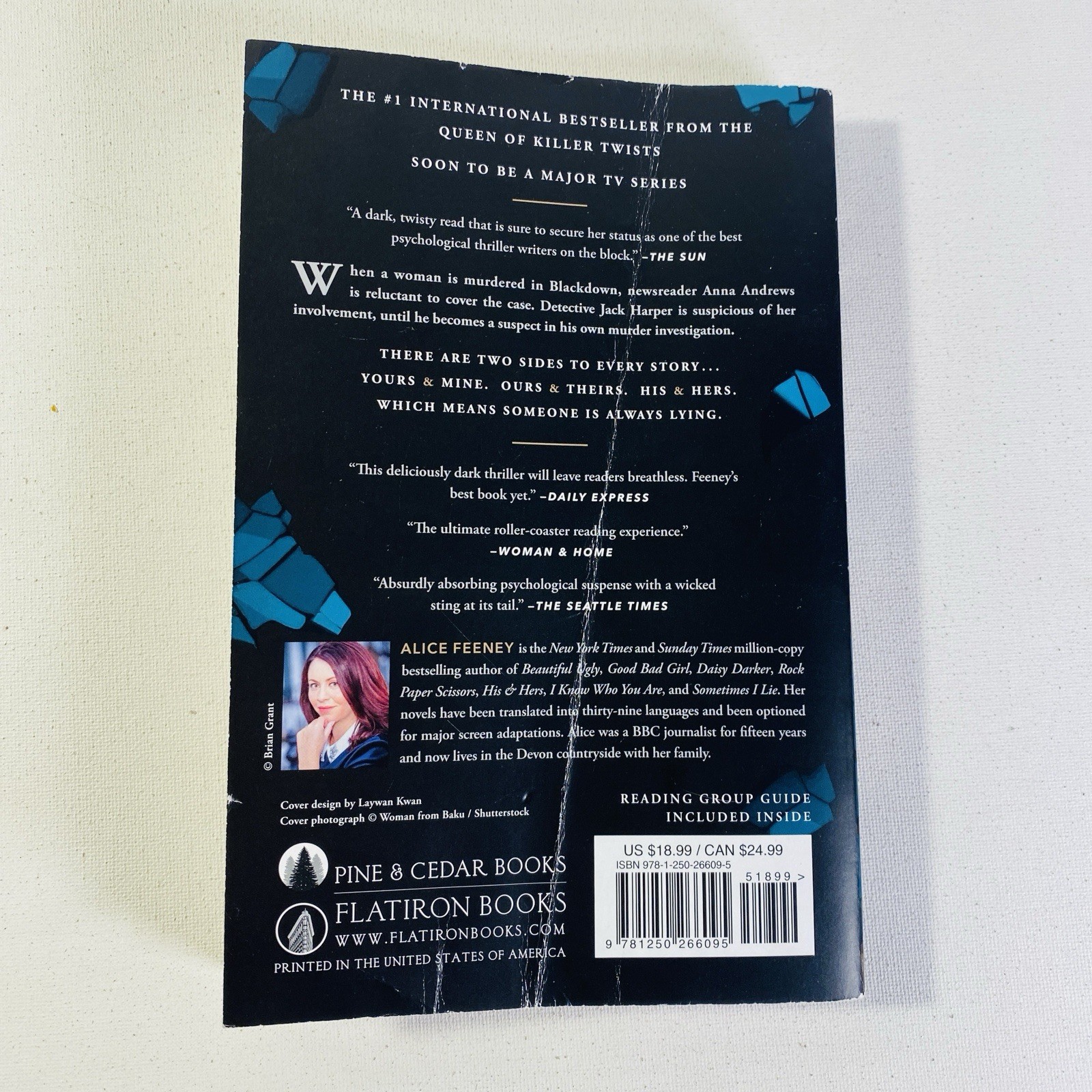 His and Hers : A Novel by Alice Feeney (2021, Trade Paperback)