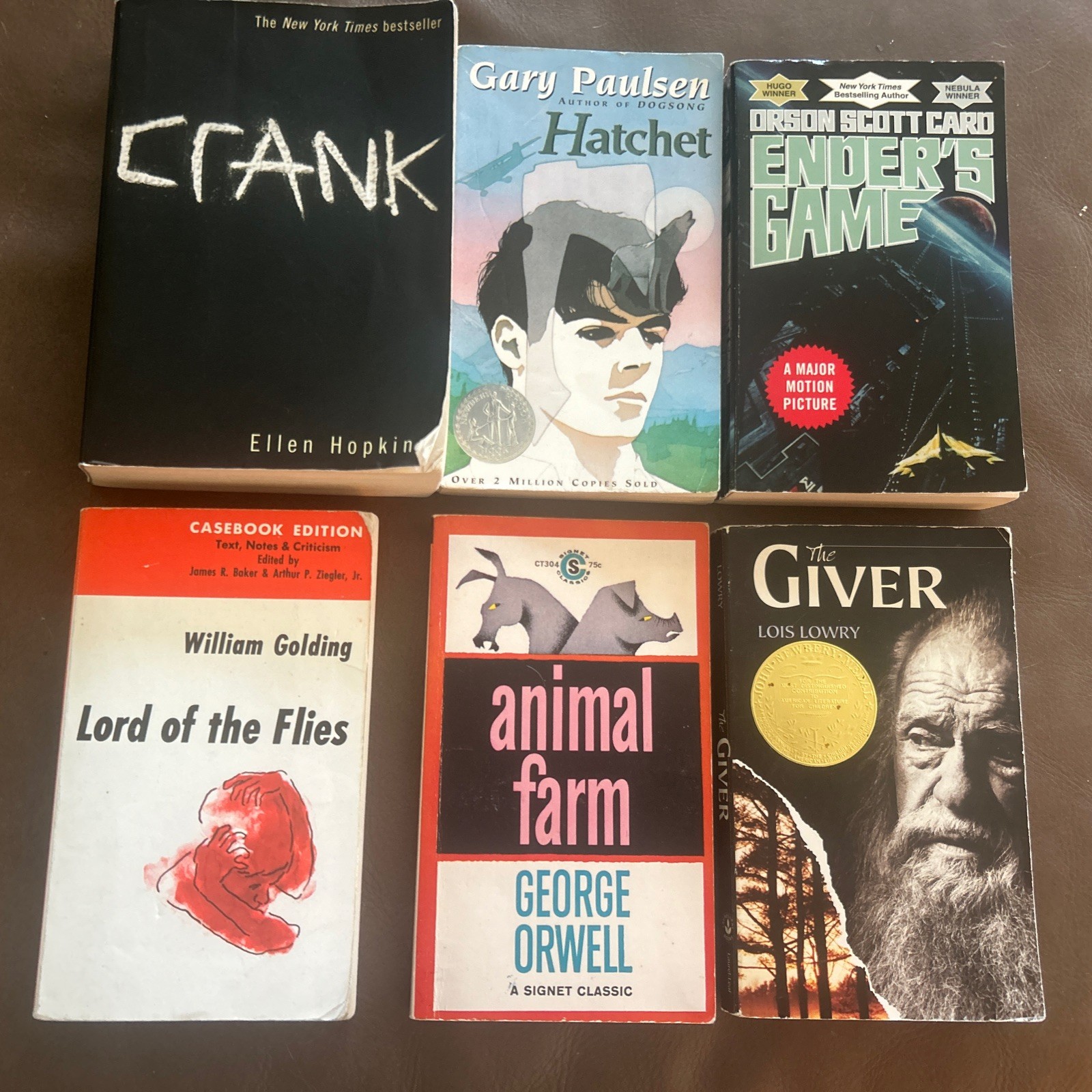 14 BANNED BOOKS Lot YA Challenged Lord Of The Flies Giver Crank Animal Farm