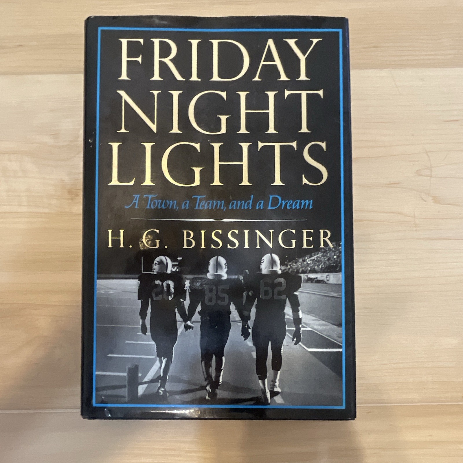 Friday Night Lights H.G. Bissinger HC 1990 Addison-Wesley 1st DJ Signed