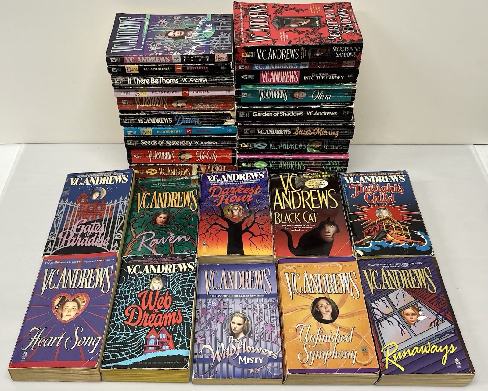 Mixed Lot 30 VC Andrews Paperback Books Gothic Suspense Thriller