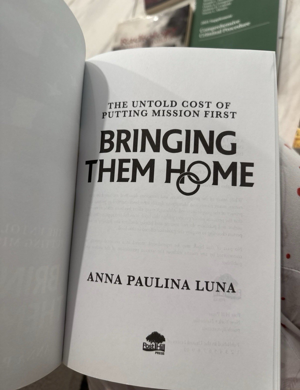 Bringing Them Home by Anna Paulina Luna Paperback Nonfiction Post Hill Press