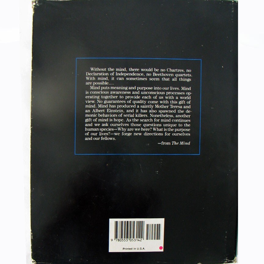 The Mind, Richrd M. Restak MD, Hardcover with Dust Jacket, 328 pages Mint