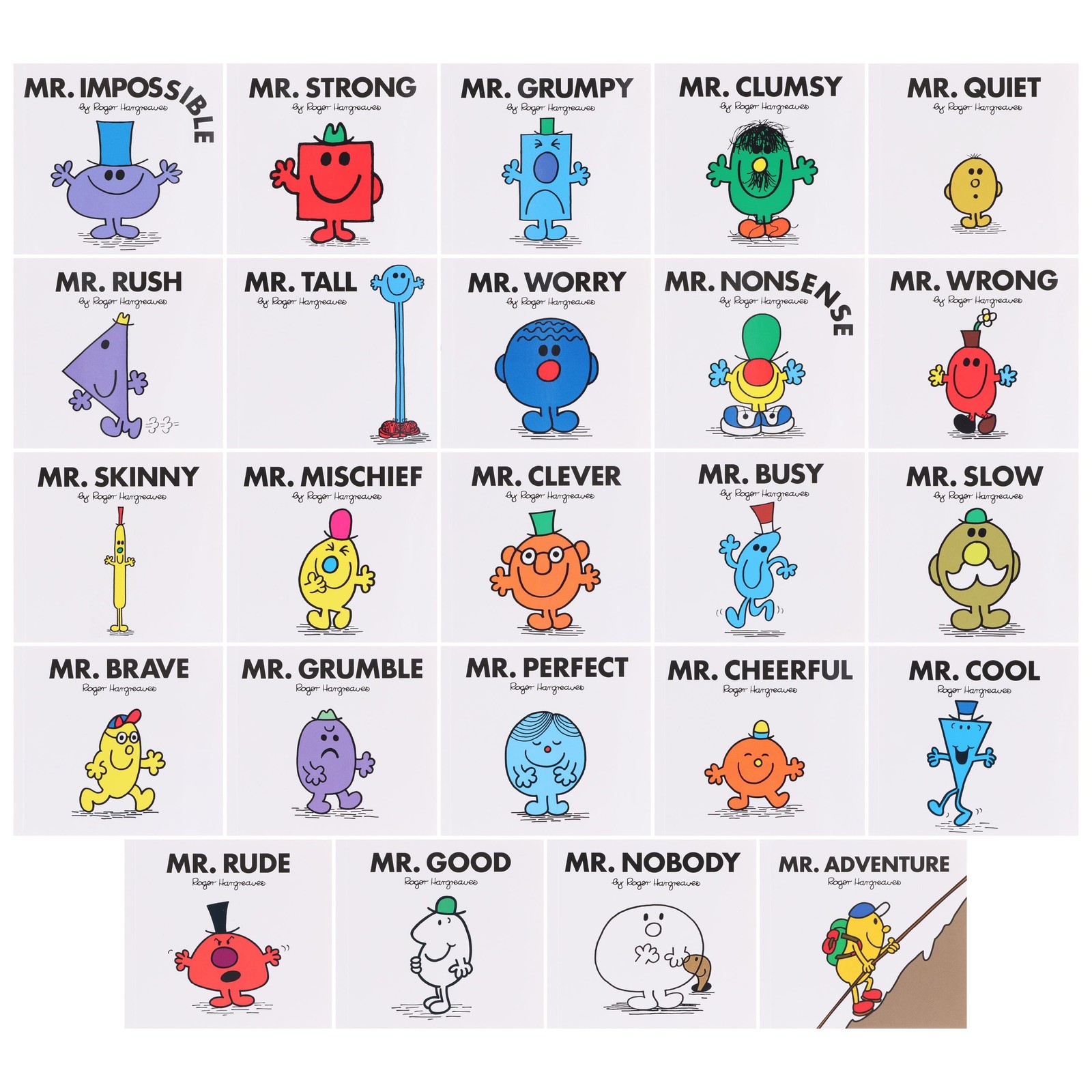 Mr Men My Complete Collection 48 Books Set By Roger Hargreaves – Ages 5-7 – PB