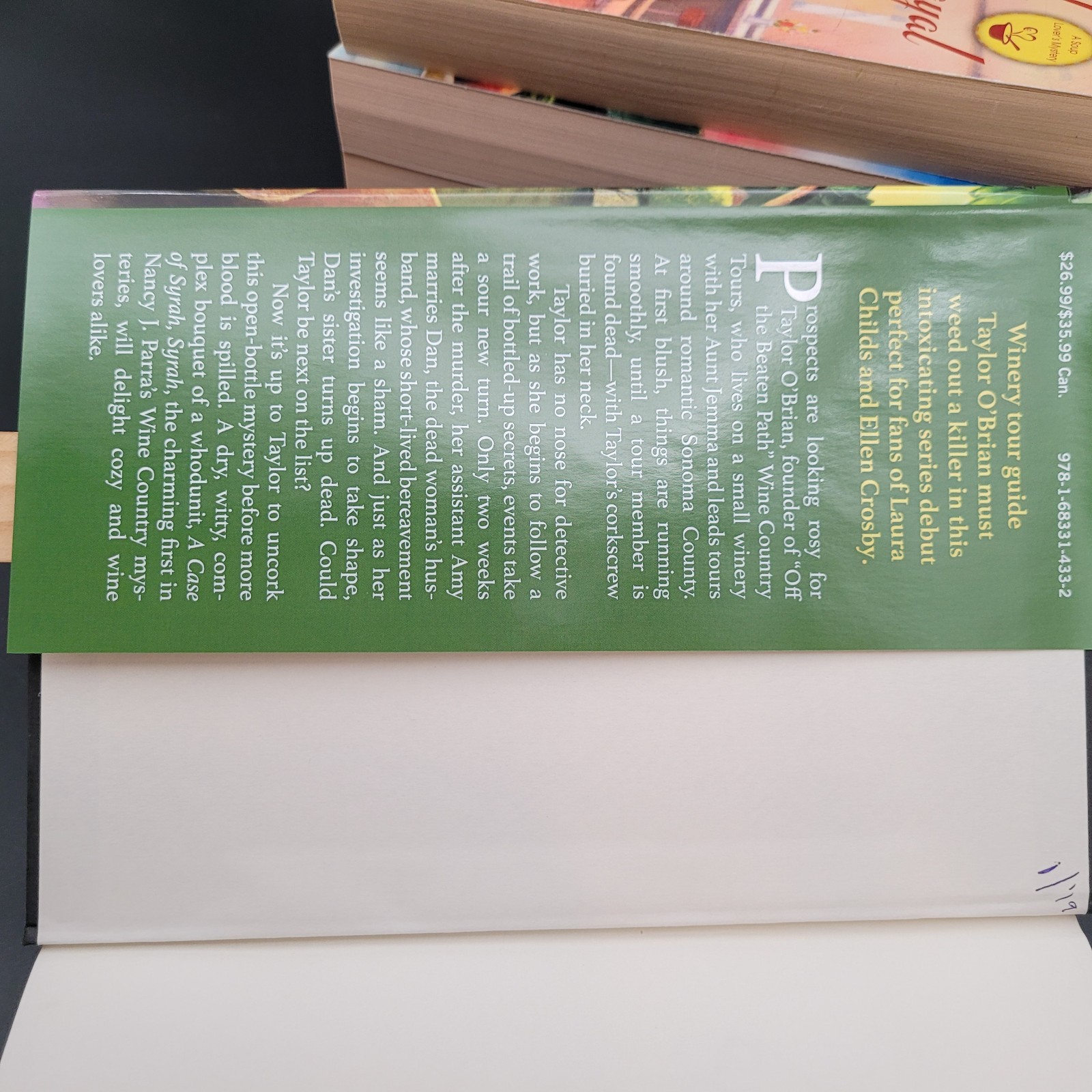 Lof of 9 Cozy Murder Mystery Books Food & Wine Related (Gr#4) Multiple Titles