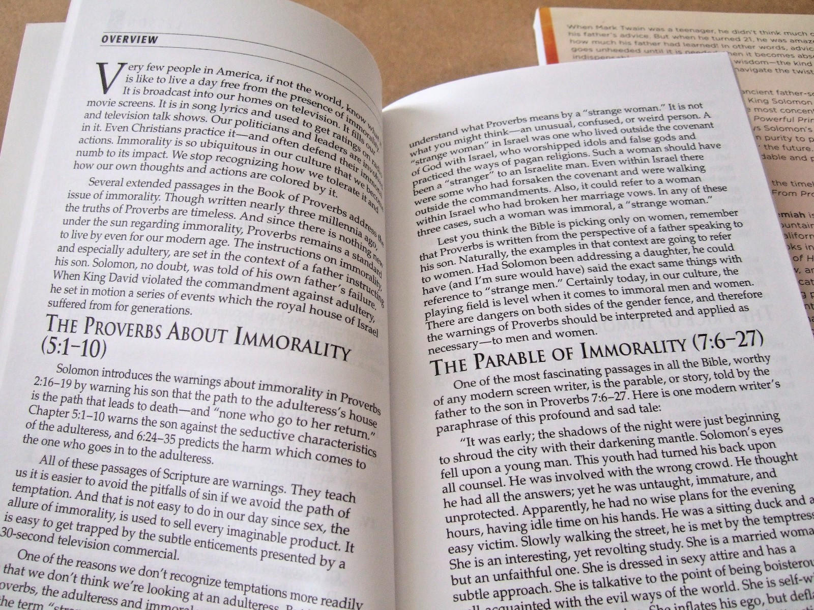 SET OF 2 DR. DAVID JEREMIAH STUDY GUIDES POWERFUL PRINCIPLES FROM PROVERBS