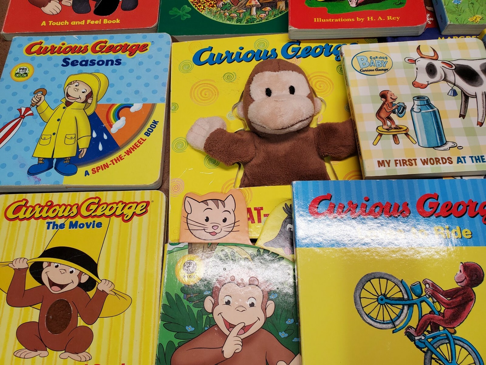 Lot of 10 CURIOUS GEORGE Board Books by Margret & H. A. Rey „Random Mix“