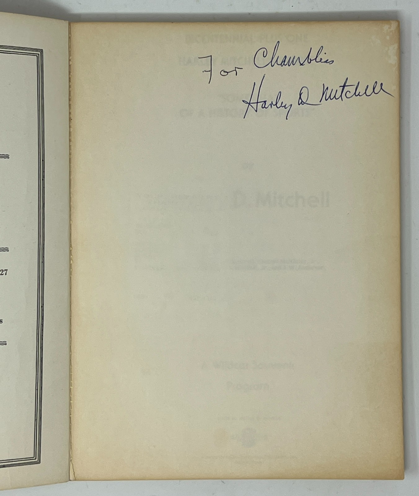 VTG TEXAS: Bicentennial Plus One: Harley Mitchell’s Temple – 1977 PB Temple, TX
