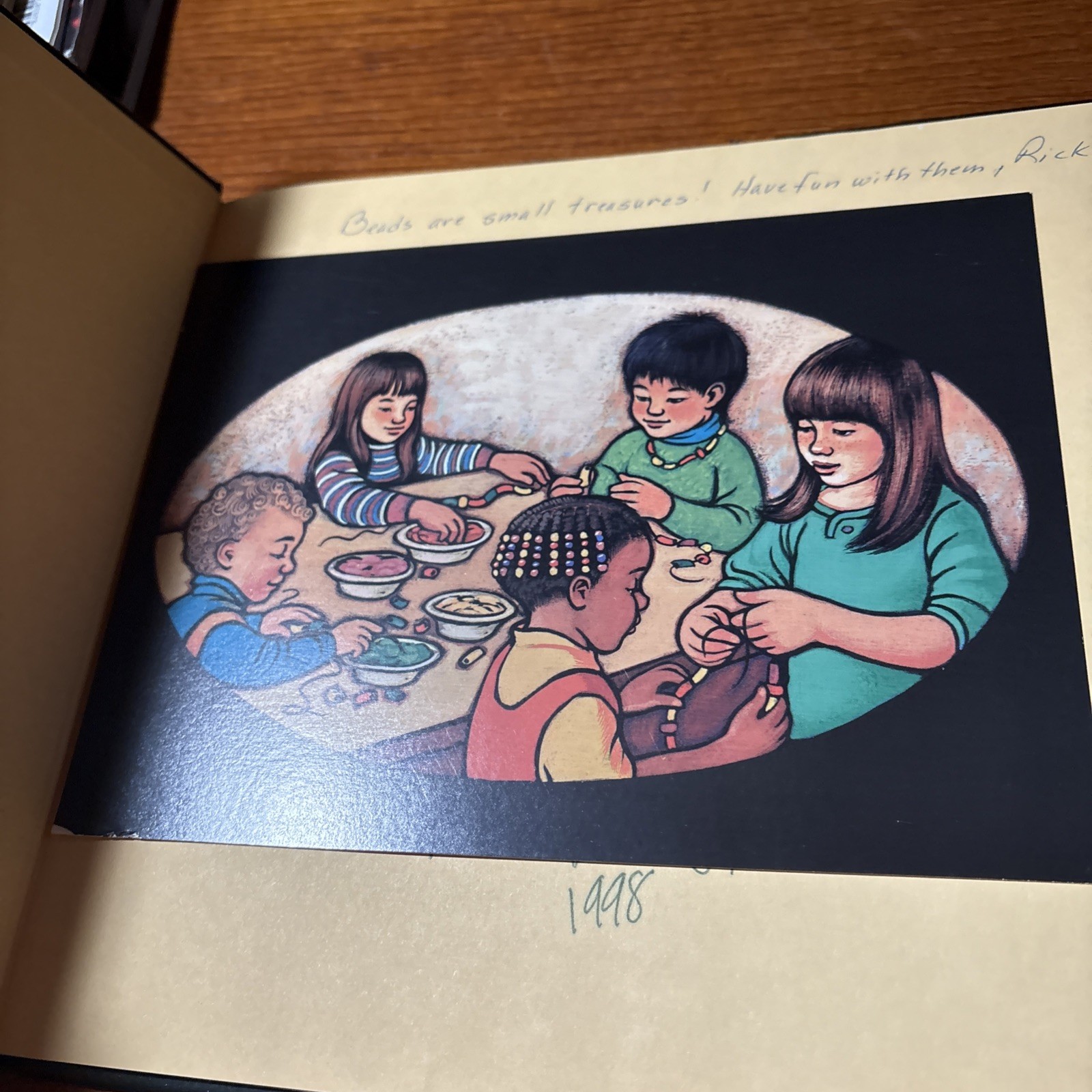 String of Beads by Margarette S. Reid (1997, Hardcover) Double Signed w Sketch!