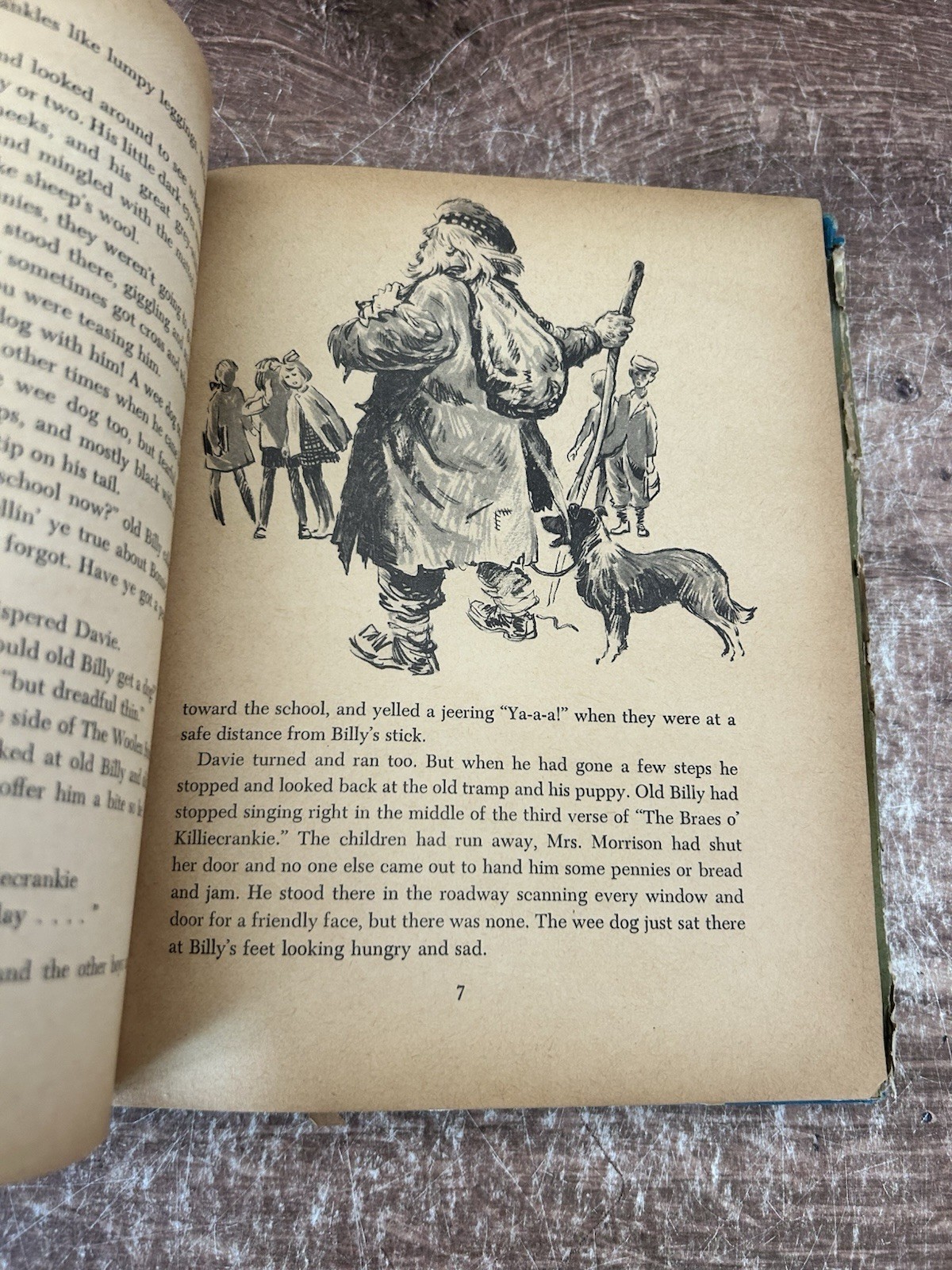 A Dog for Davie’s Hill by Clare Bice 1957 Hardcover/DJ BCE The Macmillan Company