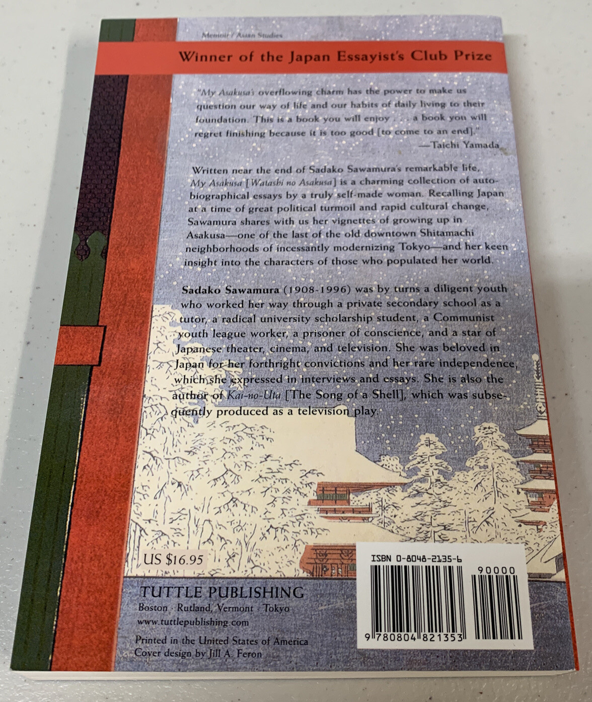 My Asakusa Coming of Age in Pre-war Tokyo by Sawamura, Sadako Paperback Book