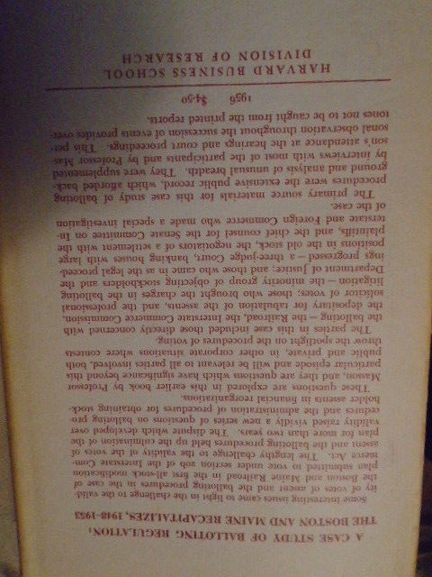 Book „New Shares for Old“The Boston and Maine Stock Modification 398pages