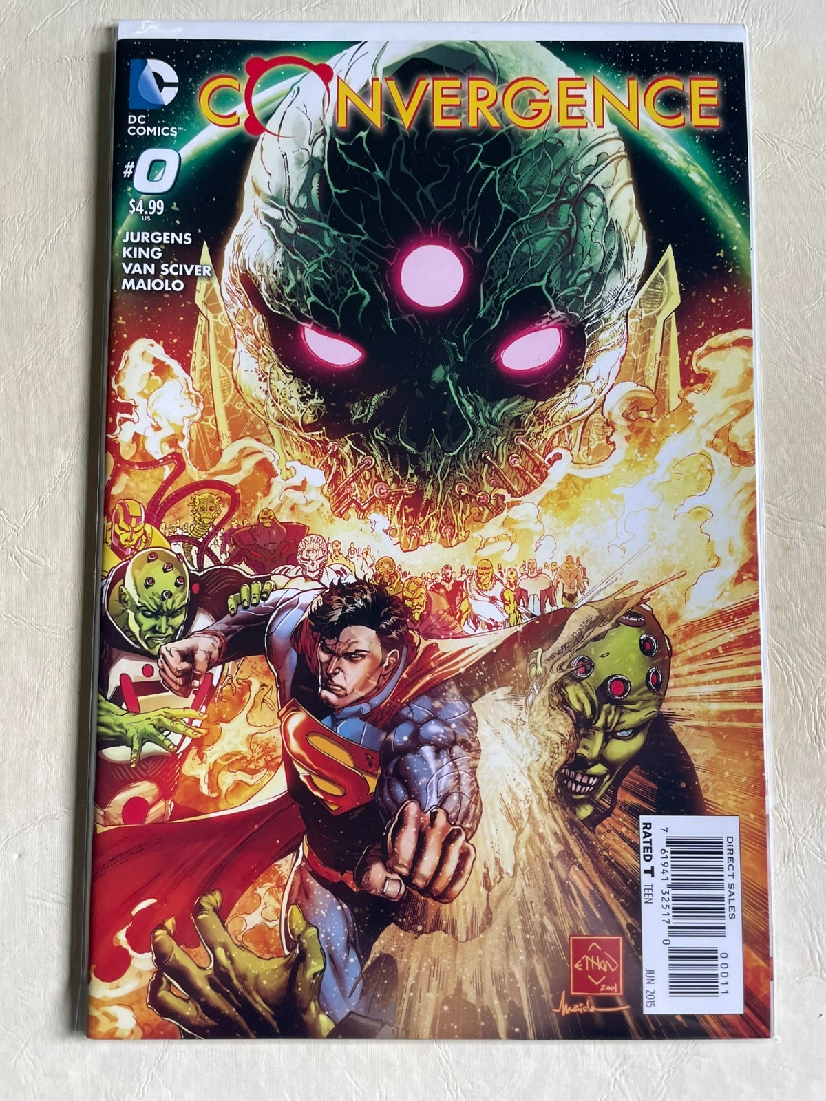 Convergence #0-8 Complete Set DC comics 2015