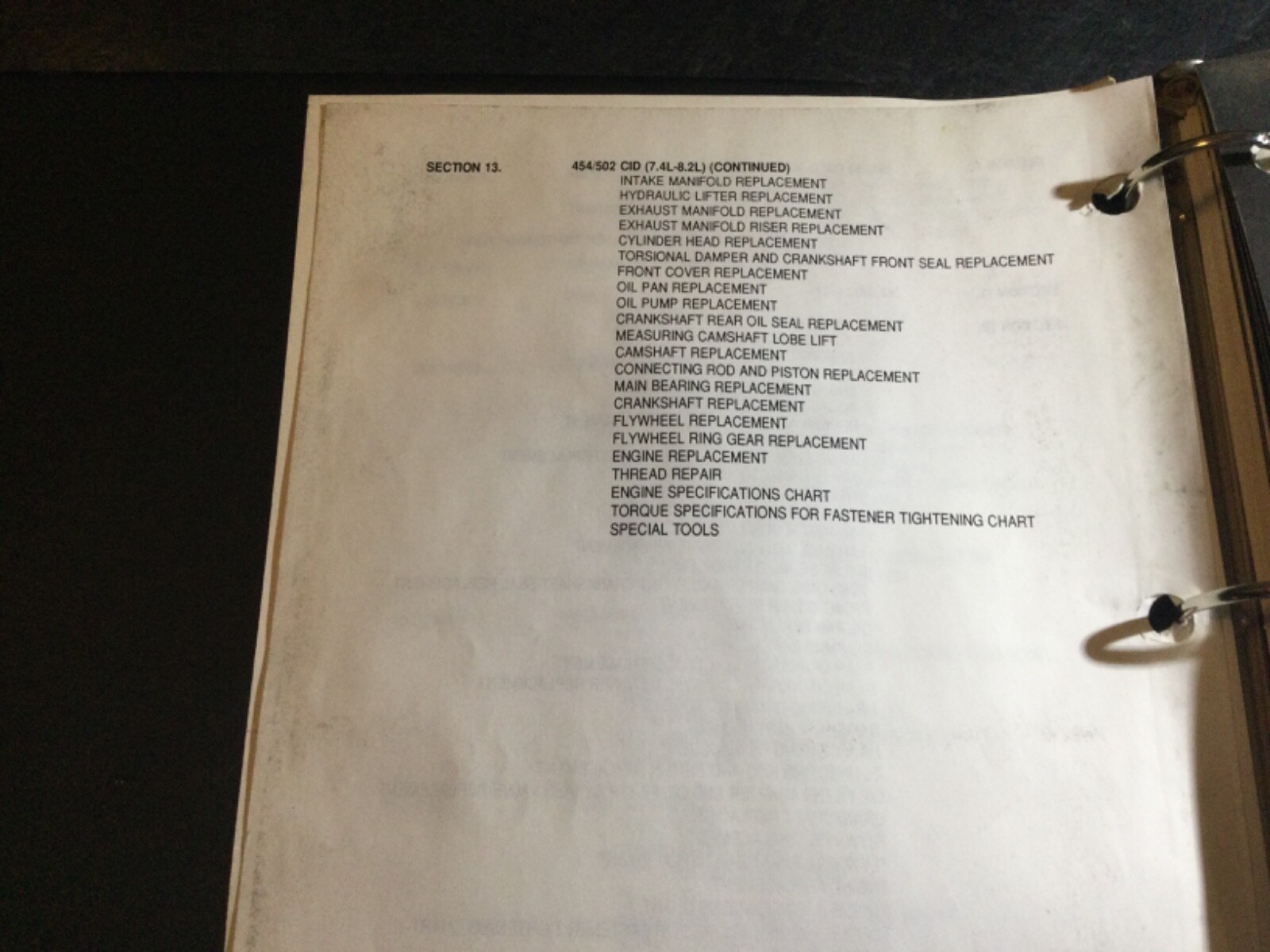 1986-1992 Marine Power GM Engines Shop Manual 3.0L 4.1L 4.3L 5.0L 5.7L 7.4L 8.2L