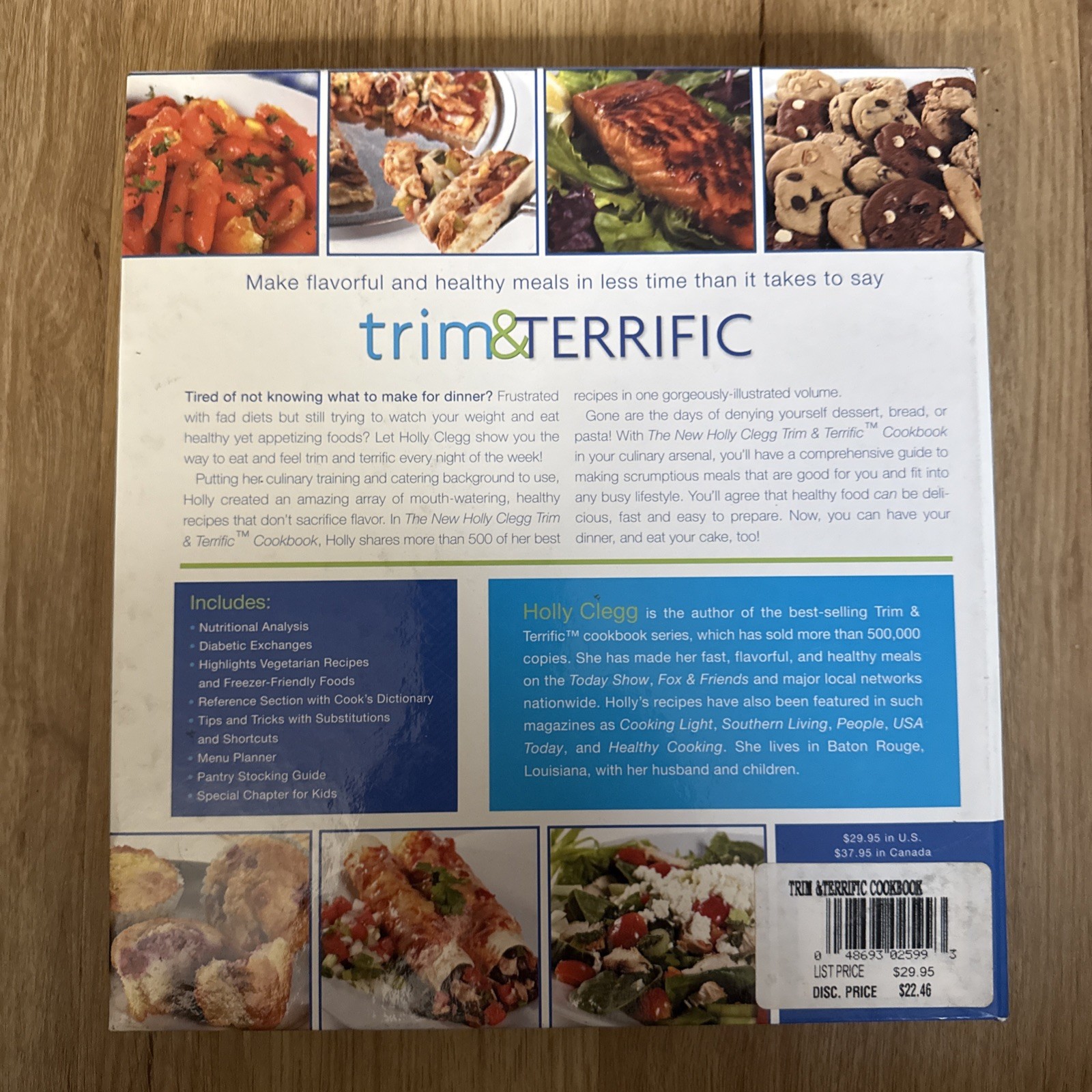 The New Holly Clegg Trim and Terrific Cookbook (Hardcover)