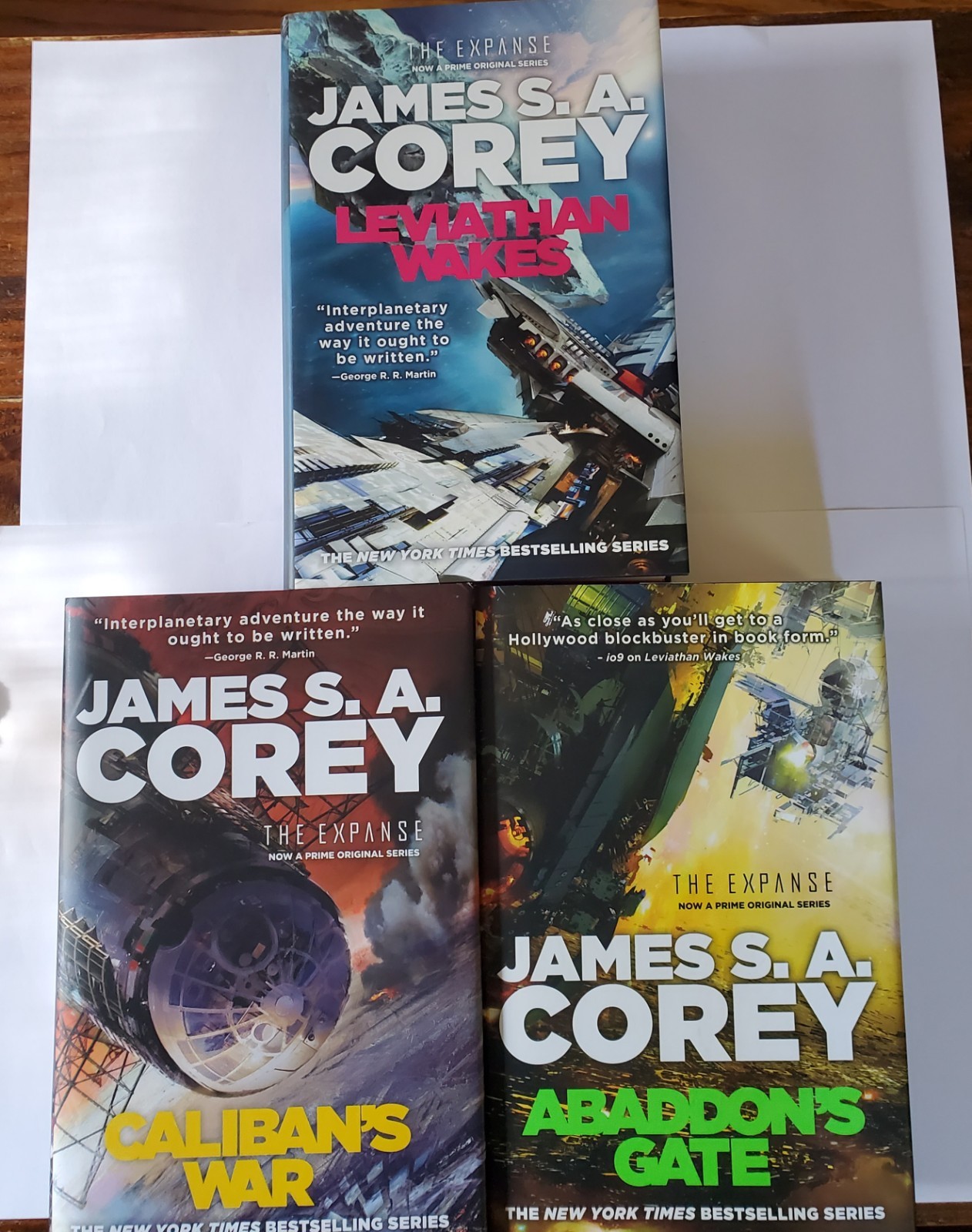 JamesS.A. Corey The Expanse Box Set Leviathan Wakes/Caliban’s War/Abaddon’s Gate