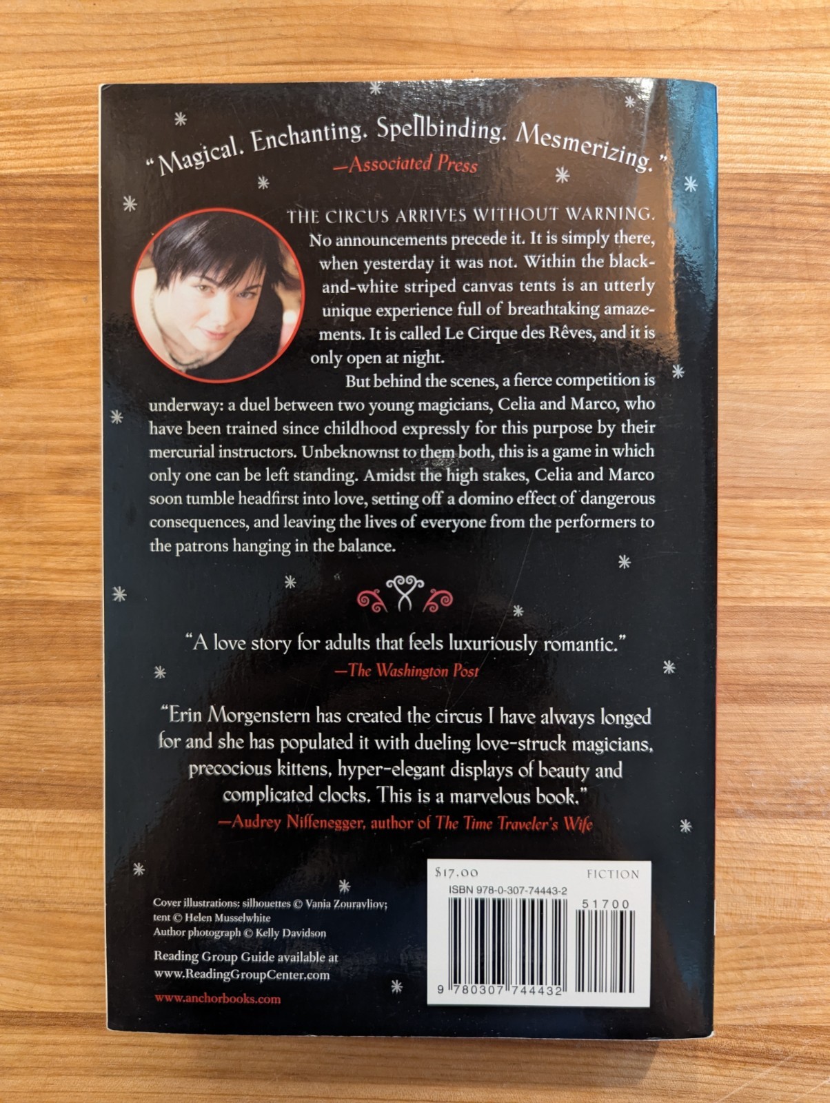 Night Circus : A Novel by Erin Morgenstern (2012, Trade Paperback)