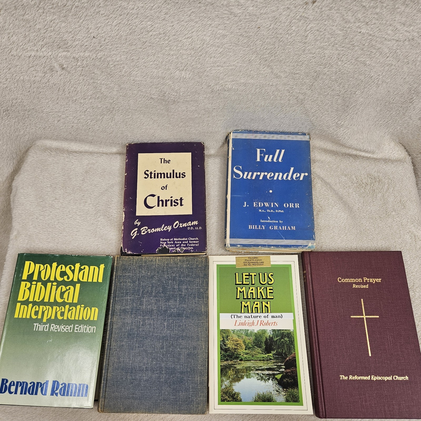 Pastor Book Lot Of 6 Prayers Theology Religious Christianity Sermon Teaching