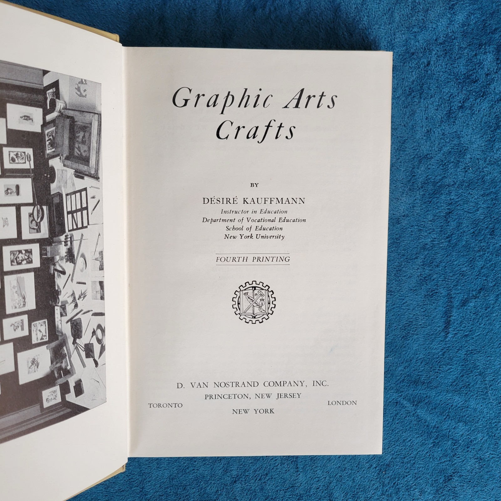 GRAPHIC ARTS CRAFTS ; AUGUST 1955 PRINTING ; HARDCOVER ; 244 PAGES