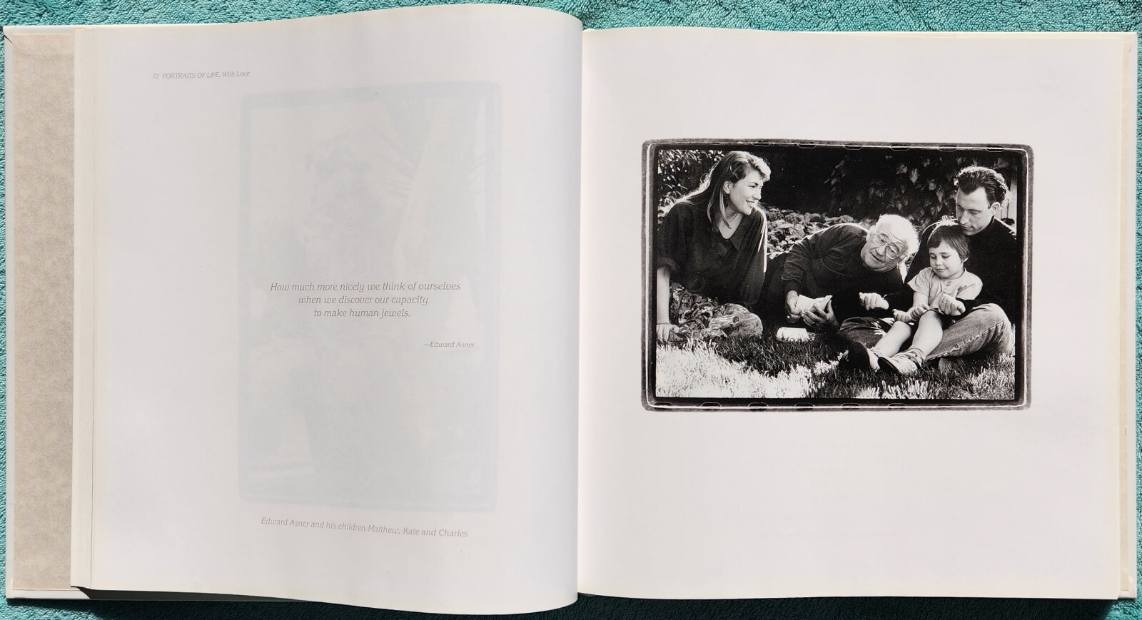 Portraits Of Life With Love By Joan Lauren 1994 Hardcover 264 Pages