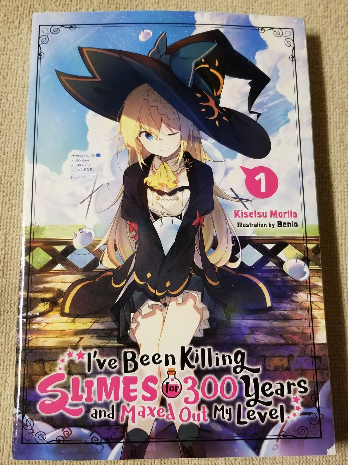 I’ve Been Killing Slimes for 300 Years Light Novel Kisetsu Morita Benio English