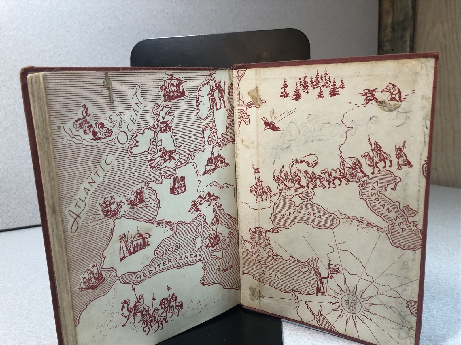 Our Past In Western Europe 1935 Hardcover Westward March of Man