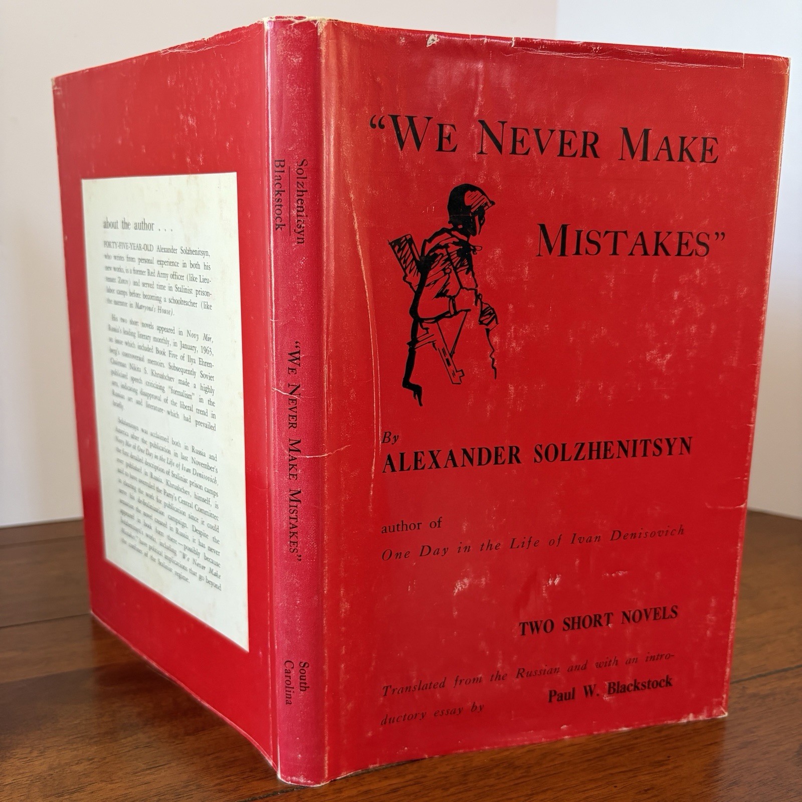 We Never Make Mistakes: Two Short Novels by Alexander Solzhenitsyn (USC 1963) HC