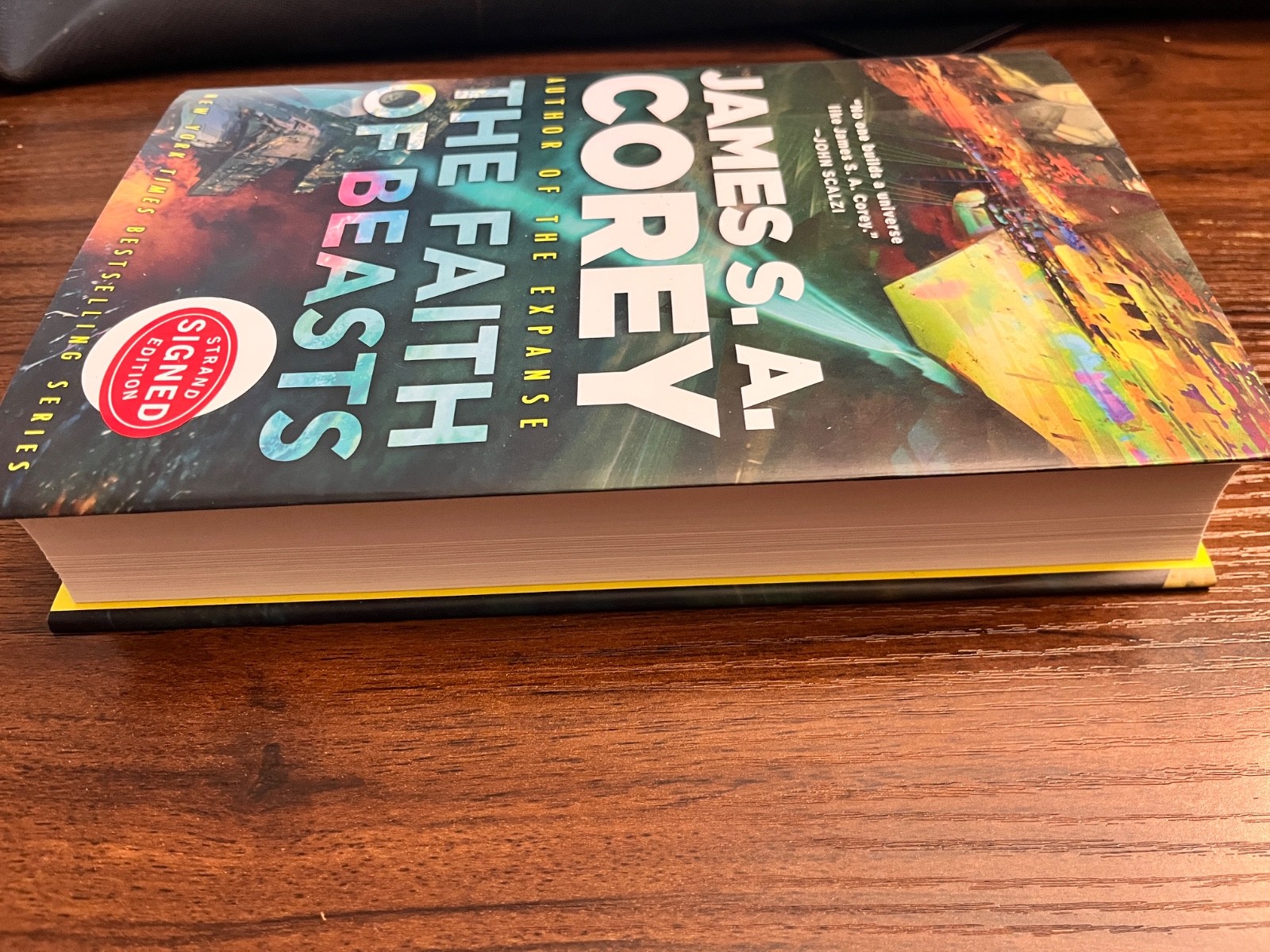 🌌James S.A. Corey THE FAITH OF BEASTS Signed First Edition Orbit HB 1st/1st